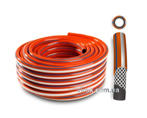 Шланг ПХВ водяний , "SPECIAL" оранж. з роб. тиск. 0,8 МПа, Ø=3/4", t=2,4 мм, l= 20 м