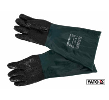 Перчатки рабочие YATO для пескоструйных работ [25/400]