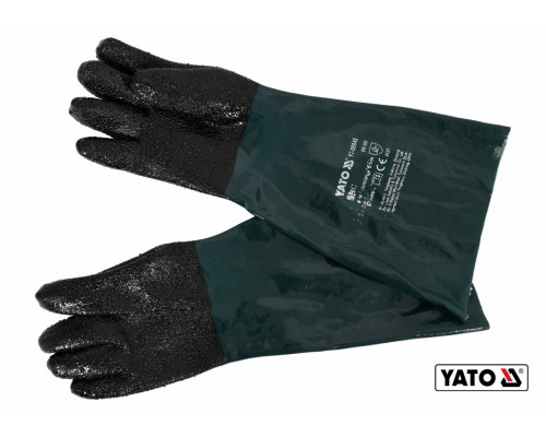 Перчатки рабочие YATO для пескоструйных работ [25/400]