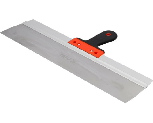 Шпатель фасадний YATO роб. частина- 550х 90мм з нержавіючої сталі, l=250 мм, двокомпонент ручка [10]