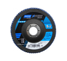 Круг пелюстковий шліфувальний NORTON VULCAN" X-TREME(метал+нерж.); Ø= 125/22 мм, Р 60