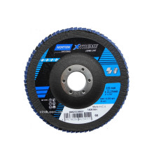 Круг пелюстковий шліфувальний NORTON VULCAN" X-TREME(метал+нерж.); Ø= 125/22 мм, Р 60