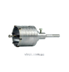 Свердло коронка по бетону VOREL : Ø= 80 мм, з направляючою, SDS хвостовик [20]