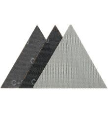 Сітка абразивна, трикутна, на липучці по штукатурці до шліфмашини YATO: G180, l= 280 мм, 3 шт(DW)