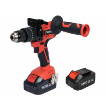 Шуруповерт-дриль безщітков. акумул. Li-Ion YATO: 2x18В, 3АГод, крутн.мом.- 75 Нм, патр Ø=1.5-13мм[3]