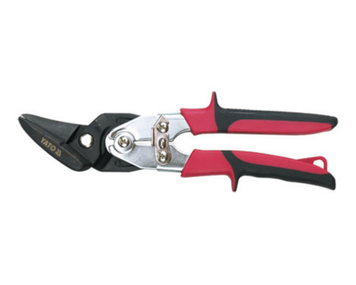 Ножницы по металлу YATO: l=260 мм, левые, CrMo [6/36]