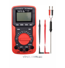 Мультиметр для вимірювювання електричних параметрів YATO(DW)