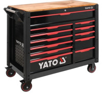 Шафа-візок для інструментів на 4 колесах YATO з 12 шуфлядами, 113x 100x 48 cм, 2 замки [1]