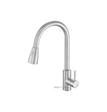 Змішувач води FALA для кухонної раковини "STEELY 4" з кульовим регулятором [5]