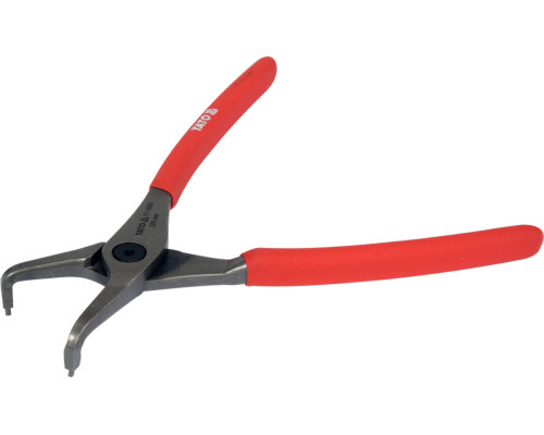Щипці SEGERA для стопорних кілець YATO гнуті під 90° стискні, l= 220 мм, розвід- 40-100 мм [4/24]