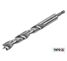 Свердло по дереву YATO : Ø16 x 100/60 мм, хвостовик- HEX 1/4", HSS 4241(DW)