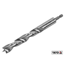 Сверло по дереву YATO: Ø16 x 100/60 мм, хвостовик-HEX 1/4", HSS 4241(DW)