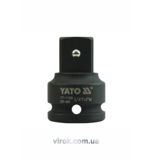 Перехідник ударний YATO : квадрат 3/4" - квадрат 1", L= 63 мм [12/48]