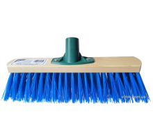 Щітка вулична промислова VIROK : 800 х 75 мм Синя (універсальна різьба+ребра жостк) термопластик