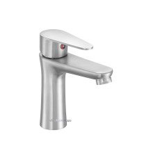 Змішувач води FALA для умивальника "STEELY 2" з кульовим регулятором [12]