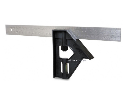 Угольник комбинированный STANLEY: L=300 мм