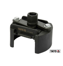 Ключ к масляному фильтру разводной YATO: Ø80-105 мм под ворот с квадратом 1/2" [20]