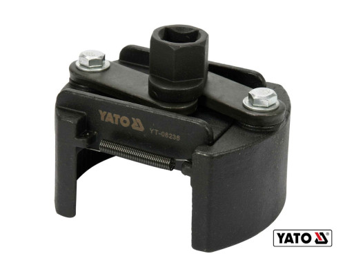 Ключ к масляному фильтру разводной YATO: Ø80-105 мм под ворот с квадратом 1/2" [20]
