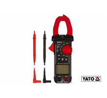 Мультиметр-кліщі для вимірювання електричних параметрів YATO з цифровим LCD-дисплеєм + чохол [40]