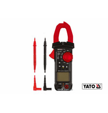 Мультиметр-кліщі для вимірювання електричних параметрів YATO з цифровим LCD-дисплеєм + чохол [40]