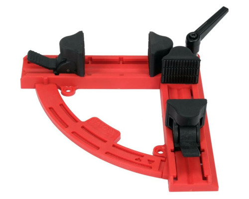 Струбцина угловая с регуляцией YATO для деталей до 90 мм, угол 30-90°, 180х180х45 мм [20]