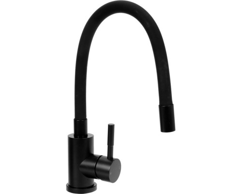 Змішувач води FALA "BLACK FLEXIBLE" для раковини з гнучкою чорною лійкою [10]