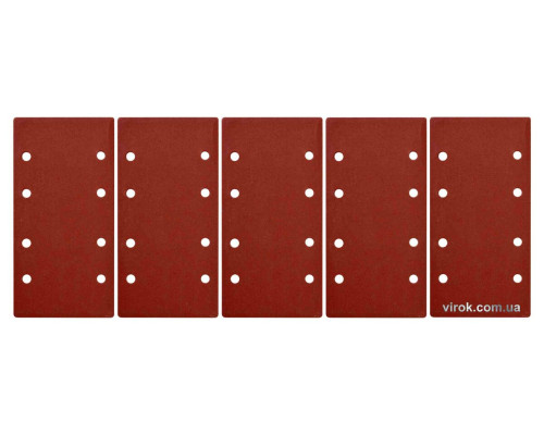Бумага шлифовальная с липучкой YATO: 93 х 187 мм, Р120, до YT-82230, 5 шт [100]