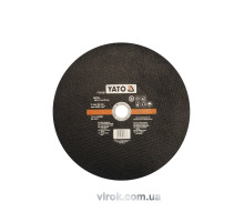 Диск отрезной по металлу YATO: Ø=350 х 32 мм, h=3.5 мм [5/25]