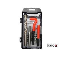 Набор для ремонта резьбы YATO: М12 x 1.75 мм, HSS 4241/4341, 30 шт [20/40]