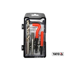 Набор для ремонта резьбы YATO: М12 x 1.75 мм, HSS 4241/4341, 30 шт [20/40]