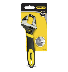 Ключ розвідний STANLEY "MaxSteel" : L= 150 мм, М ≤ 24 мм, гайковий