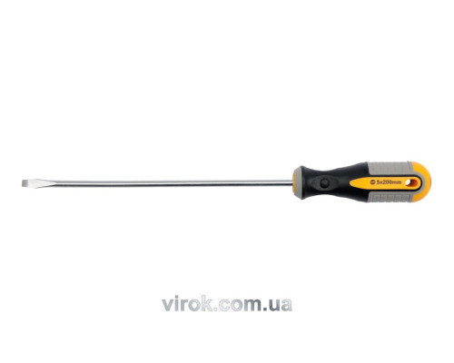 Викрутка плоска VOREL : SL8 х 250 мм. Cr-V [6/24/96]
