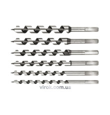 Набір свердл спіральних по дереву STHOR : Ø=10-20 мм, L= 230 мм. 6 шт. [10]