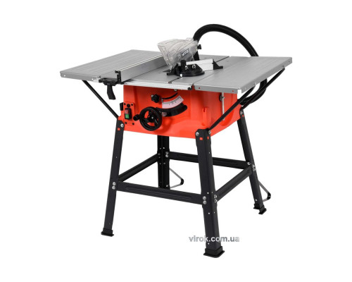 Пила циркулярна мережева YATO : 1800 Вт, диск Ø= 254/30 мм, 4800 об/хв, нахил 0-45° [1/10]