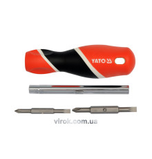 Викрутка YATO : 2 двосторонні насадки [12/96]