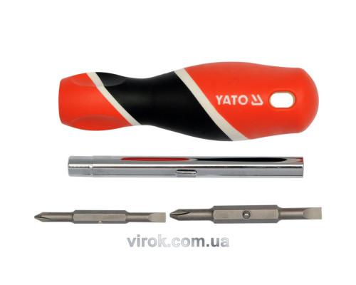 Викрутка YATO : 2 двосторонні насадки [12/96]