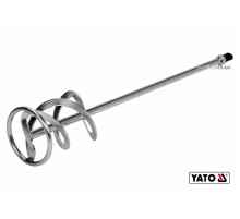 Міксер для буд. сумішей оцинкований YATO : Ø100 x600 мм, M14, max 10-20 кг [16]