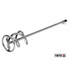 Міксер для буд. сумішей оцинкований YATO : Ø100 x600 мм, M14, max 10-20 кг [16]