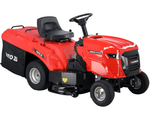 Трактор-газонокосилка бензиновый YATO 8 кВт, шир/выс покоса 960/35-75 мм, сборник- 220 л.