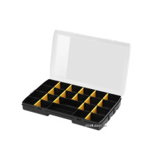 Органайзер пластиковий STANLEY : 357 х 229 х 48 мм, 22 комірки, з переставними перегородками