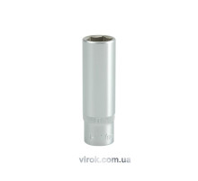 Головка торцева 6-гранна YATO : подовжена, квадрат 1/2", М= 17 мм, L= 76 мм [12/60/120]