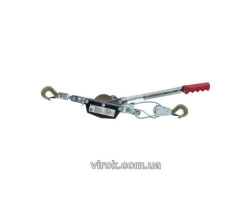 Лебедка механическая канатная YATO: F=1 kN, H=3 м, Ø=5мм [6]