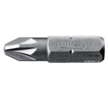 Насадка викруткова STANLEY : "Pozidriv" PZ2 х 25 мм. 25 (Шт/Уп.)