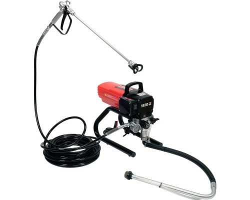 Малярна станція гідродинамічна мережева 230В YATO, 480 Вт, подача- 2 л/хв, шланг- 15 м [1]