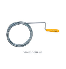 Трос пружний для чистки каналізаційних труб VOREL, Ø= 6 мм, l= 3 м  [18/36]