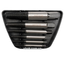 Набор экстракторов YATO: М3-М25 мм, N°1-6. для сломанных винтов. 6 Ед. [12/48]