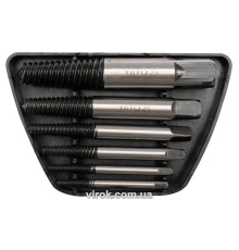 Набір екстракторів YATO : М3-М25 мм, N°1-6. для зломаних гвинтів. 6 Oд. [12/48]