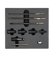 Набір для чистки отворів і гнізд "свічок" запалюван YATO M8х1,0; М10х1,0; М10х1,25; М12х1,25, 10 еле