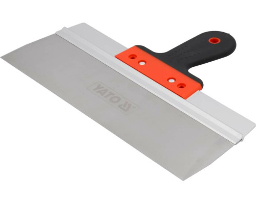 Шпатель фасадний YATO роб. частина- 350х 90мм з нержавіючої сталі, l=250 мм, двокомпонент ручка [10]