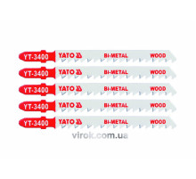 Полотно для електролобзика YATO BI-METAL (дерево) , 6TPI , l=100м, набір 5пр. [50/250]